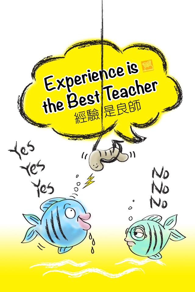 Experience is the best teacher.