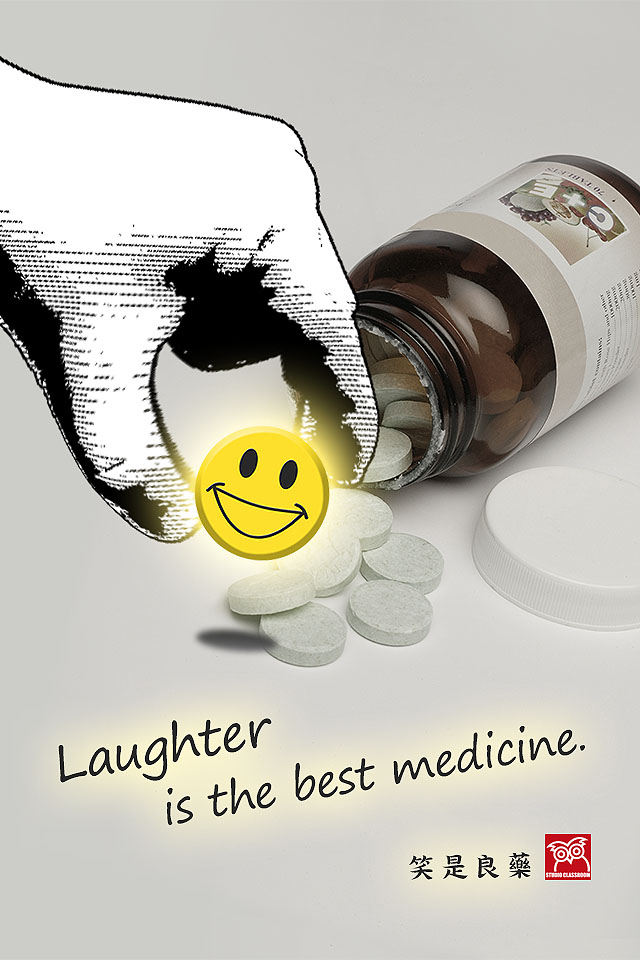 Laughter is the best medicine.