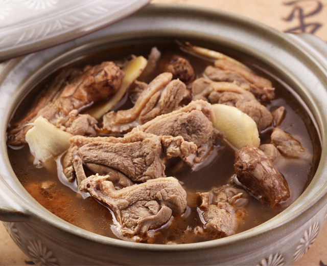 Ginger duck stew