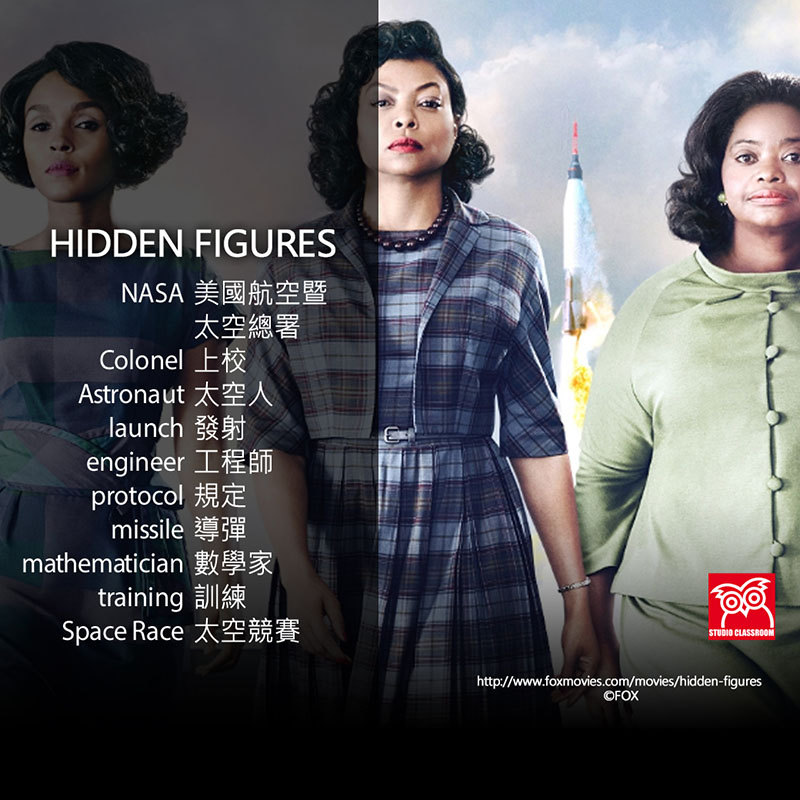 HIDDEN FIGURES 關鍵少數